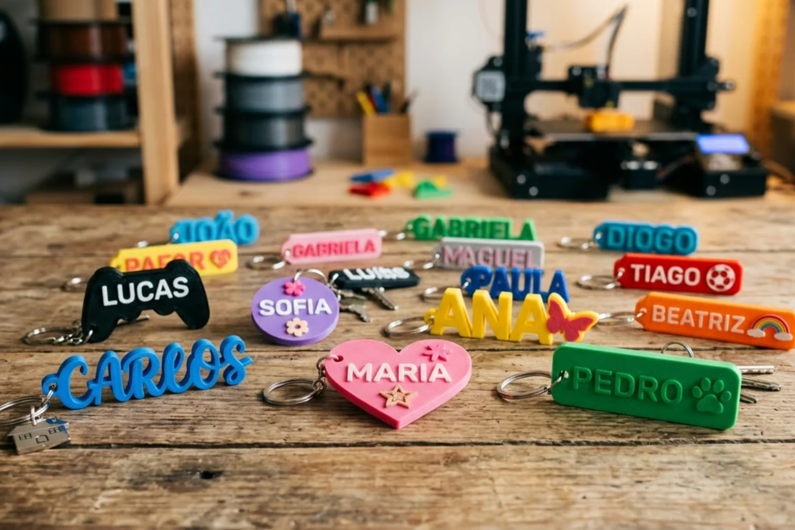 Chaveiros sob encomenda